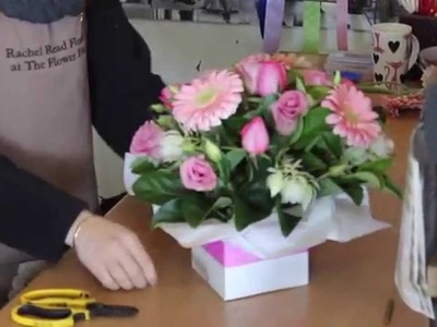How to create a flower box arrangement