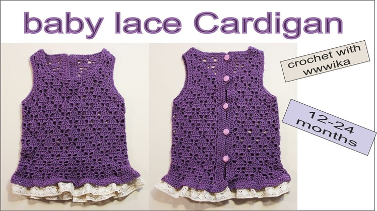 How to crochet jacket Baby cardigan Baby sweater design PART2 #baby_crochet
