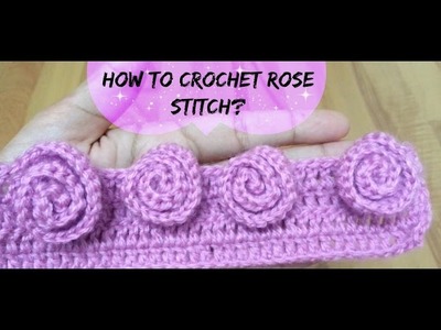 How to crochet rose stitch? | !Crochet!