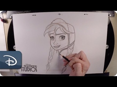 How-To Draw Anna | Disney's Frozen | Walt Disney World