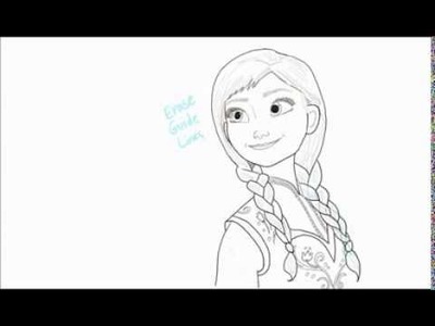 How to Draw Anna From Frozen