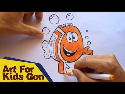 How To Draw Bubble Guppies - Draw And Color