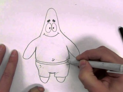 How To Draw: Patrick Starfish from SpongeBob
