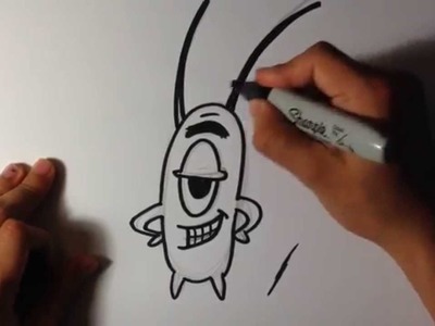 How to Draw Plankton from Spongebob - Easy Things To Draw