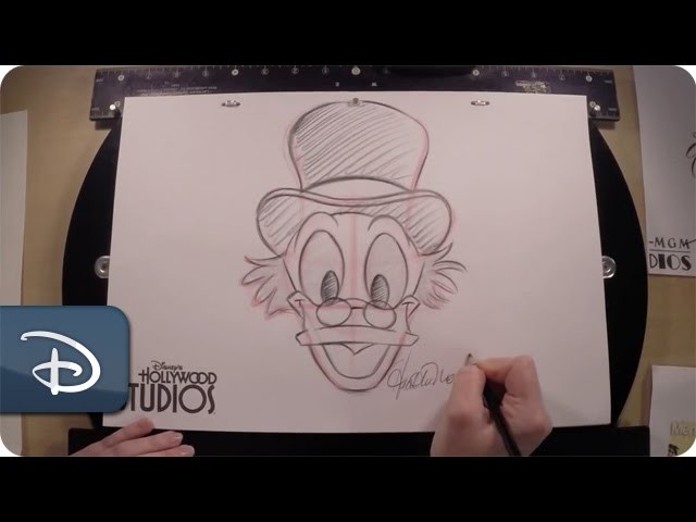 How-To Draw Scrooge McDuck | Walt Disney World
