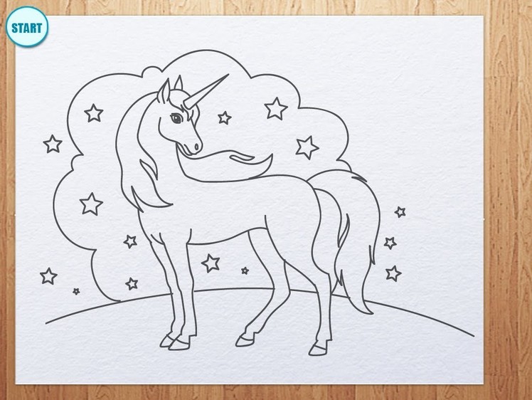 How to draw Unicorn