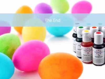 How to Dye or Color Easter Eggs with Food Coloring and Stickers
