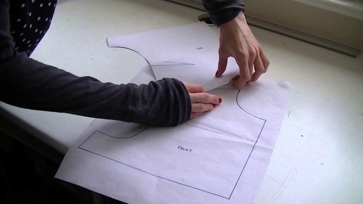 How to make a Peter pan Collar Part 1 - Draft the base