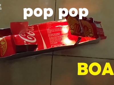 How to Make a Pop Pop Boat without using Glue | making toy