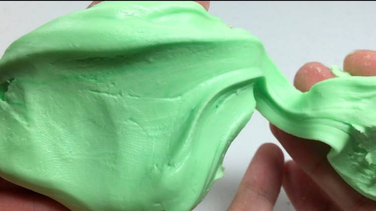 How to Make a Silme with no Glue and Borax : Green Slime - Elieoops