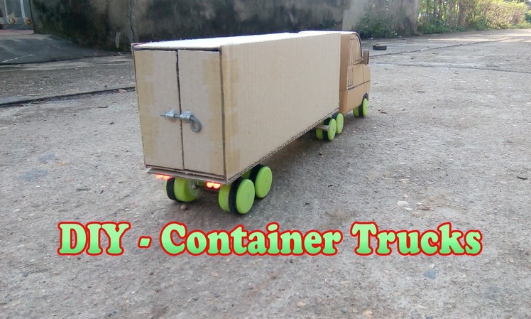 How To Make Container Trucks RC