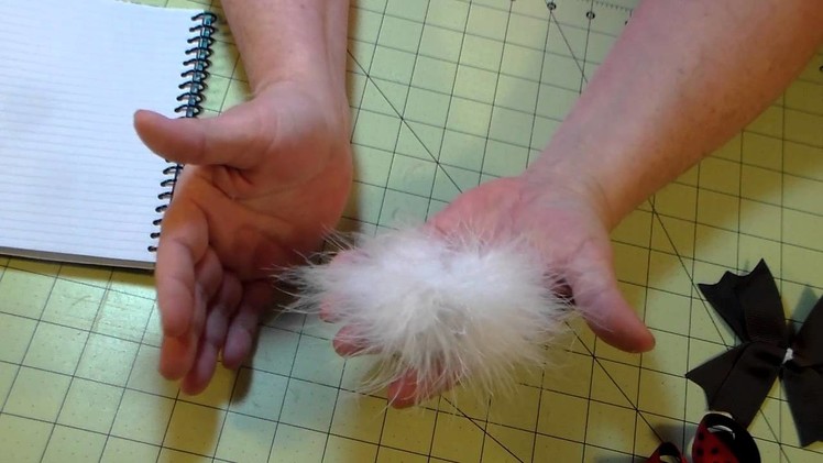 HOW TO make your own feather puff