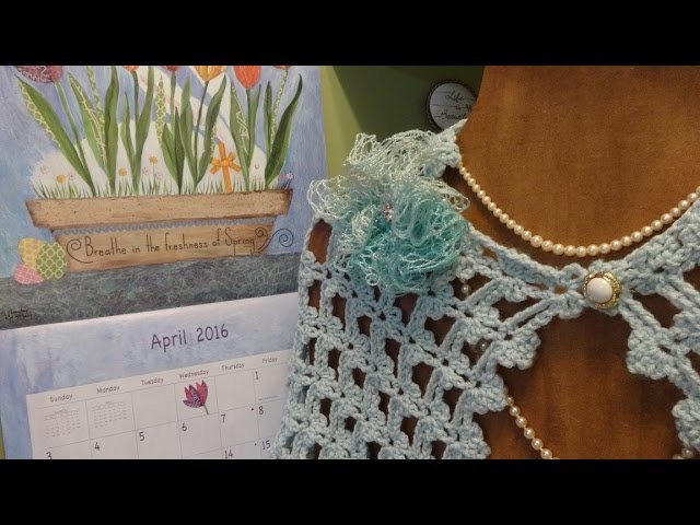 J's Crochet - Spring has Sprung Lace Shrug or Shawl. EP. #42.