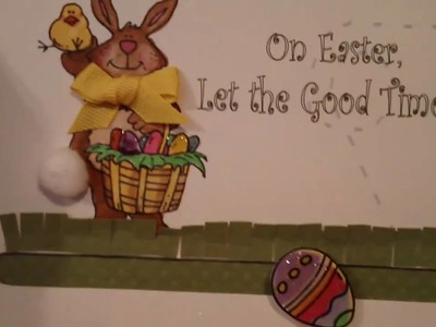 Making a Spinner Card: Easter Card 2011