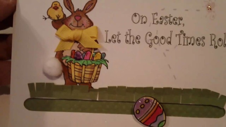 Making a Spinner Card: Easter Card 2011
