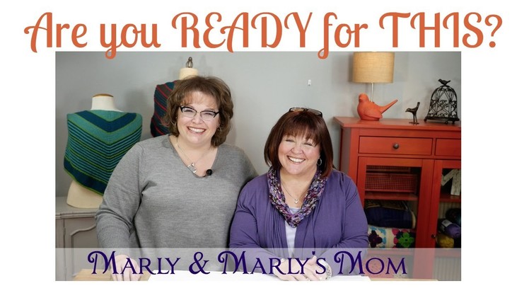 Marly and Marly's Mom Beginner Knitting