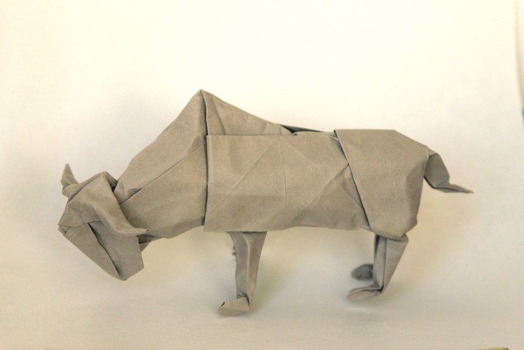 Origami buffalo by Lionel Albertino