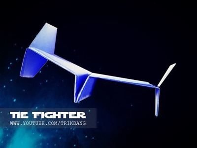 PAPER PLANES - How to make a cool paper airplane that Flies | STAR WARS Tie Fighter