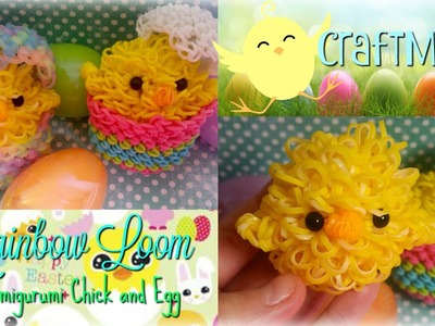 Rainbow Loom Loomigurumi Chick and Egg