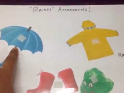 Rainy-season themed activities for toddlers!