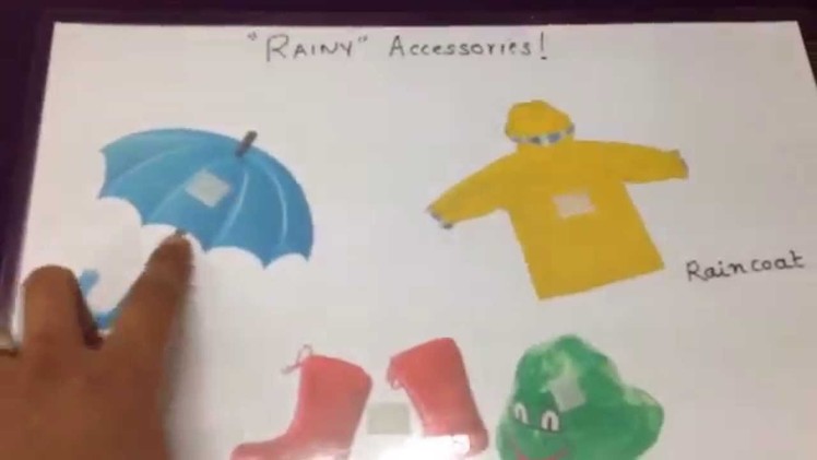 Rainy-season themed activities for toddlers!