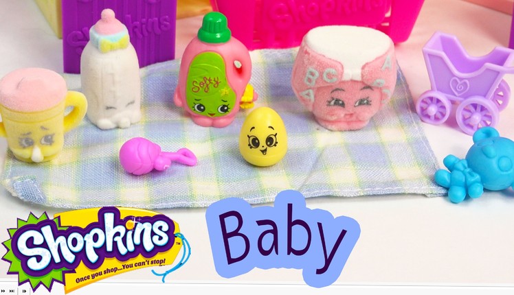 Shopkins Season 2 Fluffy Baby So Cool Fridge Refrigerator Toy Playset Mini Eggs Playing Video