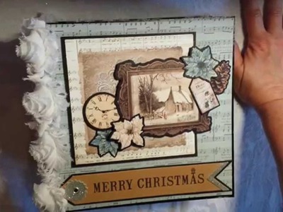 *SOLD* Christmas 8x8 Mini Album for SaCrafters and Crafty Me Tilda Shop