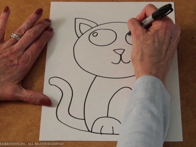 Teaching Kids How to Draw: How to Draw a Kitten