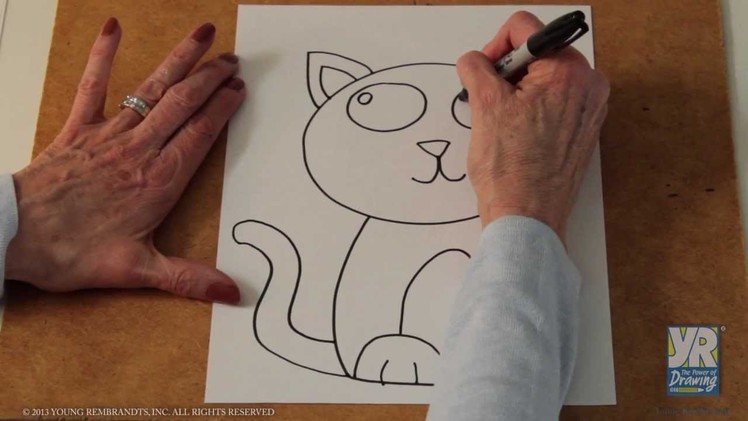 Teaching Kids How to Draw: How to Draw a Kitten