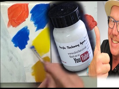 Thickening Gel, Acrylic painting for beginners,