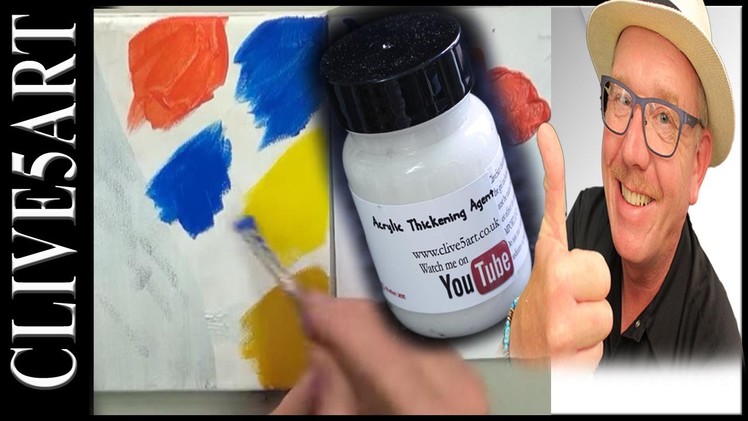 Thickening Gel, Acrylic painting for beginners,