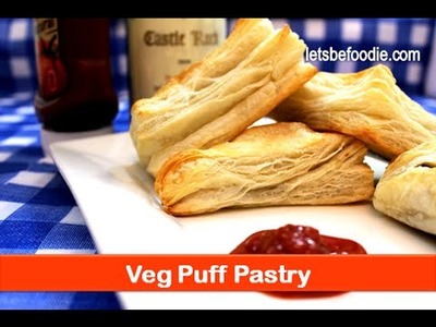 Veg aloo puffs pastry recipe.Indian vegetarian snacks ideas.pastries sheets recipes-letsbefoodie.com