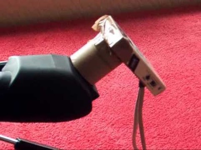 Zero cost DIY digiscoping adapter