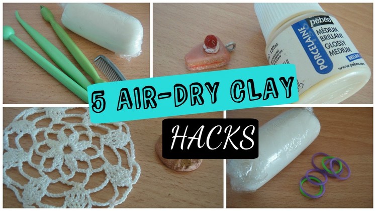 5 Air Dry Clay Hacks!