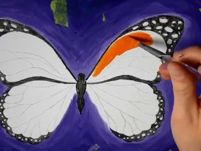 Butterfly - Acrylic Speed Painting
