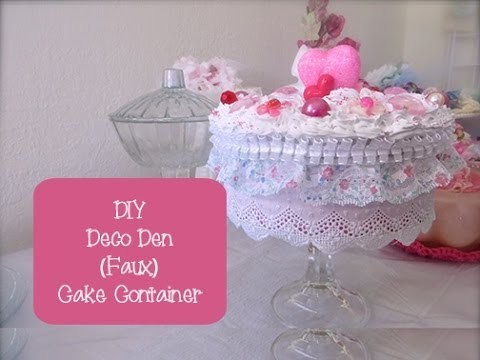 Chic and Cheap: Deco Den Valentines Day Inspired (Faux) Cake