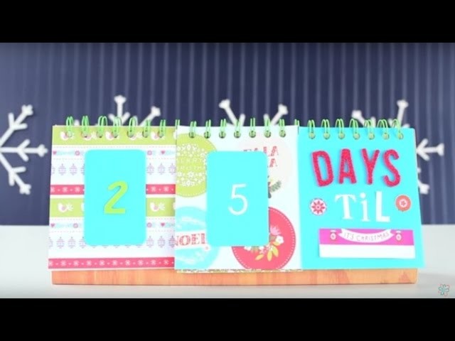 Countdown Calendar With the We R Memory Keepers Cinch