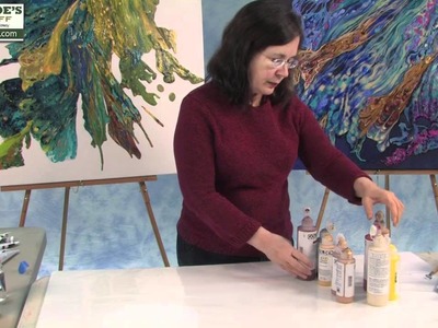 Debbie Arnold-Pouring with Liquitex Acrylic Gloss Medium
