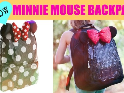 DIY Minnie Mouse Backpack Under $15!