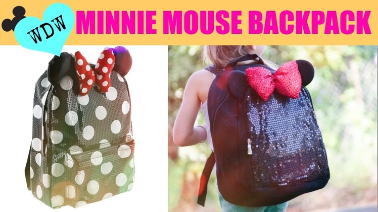 DIY Minnie Mouse Backpack Under $15!
