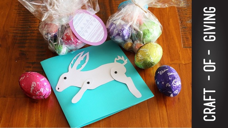 Easy and Simple Easter Rabbit Card | Craft of Giving