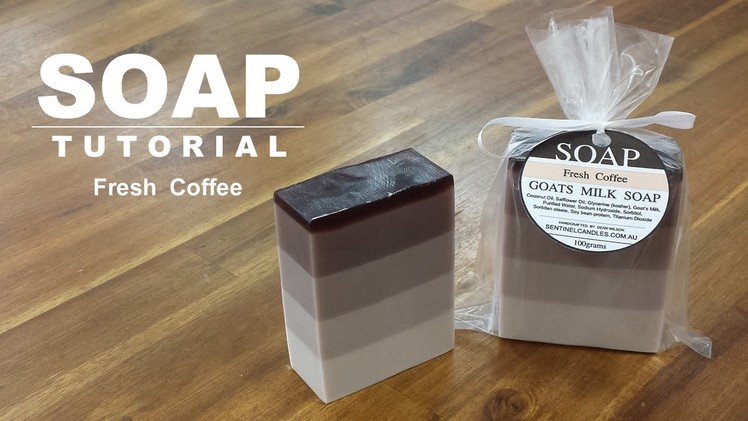 Fresh Coffee, Melt and Pour Soap Tutorial