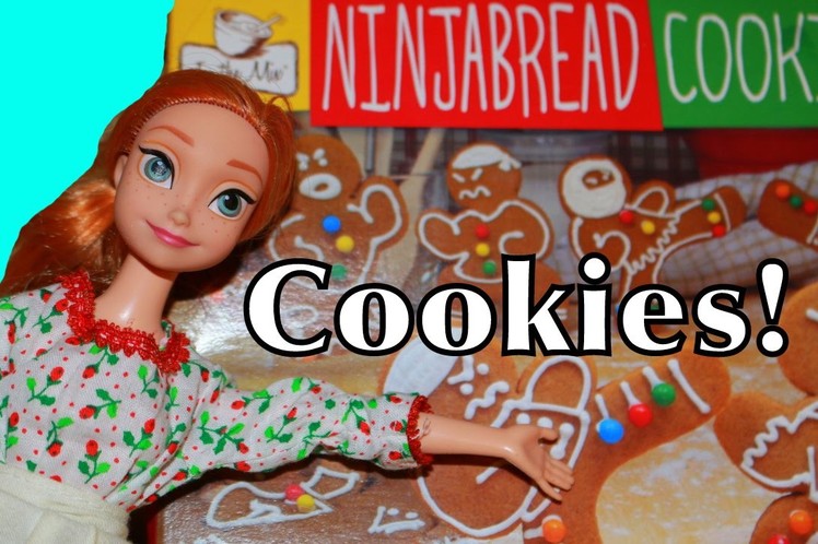 Frozen Disney Princess Anna Christmas Cookies Ninja bread GINGERBREAD nerdy nummies Walmart Toys