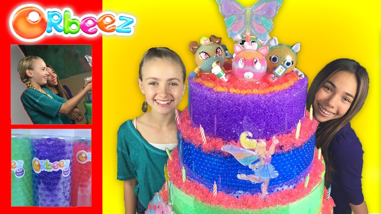 Giant Orbeez Crush Cake Featuring The Orbeez Girls Official Orbeez