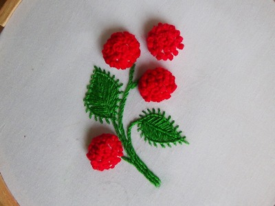 Hand Embroidery: Stump work (french knot)