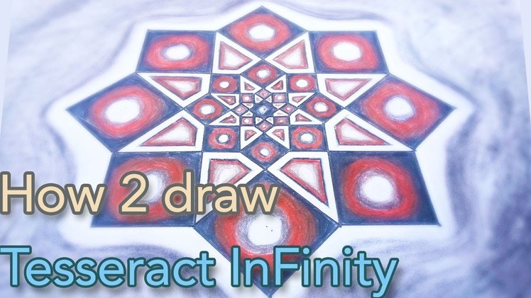 HOW 2 Draw Tesseract - Octagram Into Infinity