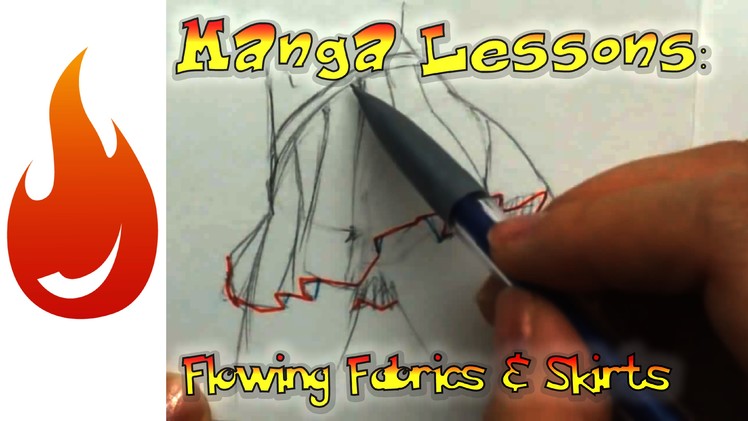 How to Draw Manga: Flowing Fabrics and Skirts