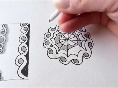 How to draw tanglepattern Shnek
