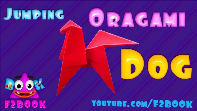 How to fold an Origami Dog - Jumping Dog Paper Folding