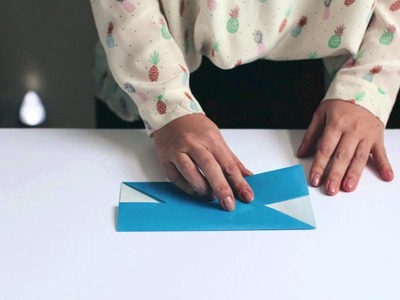 How to fold Sonobe modular origami unit